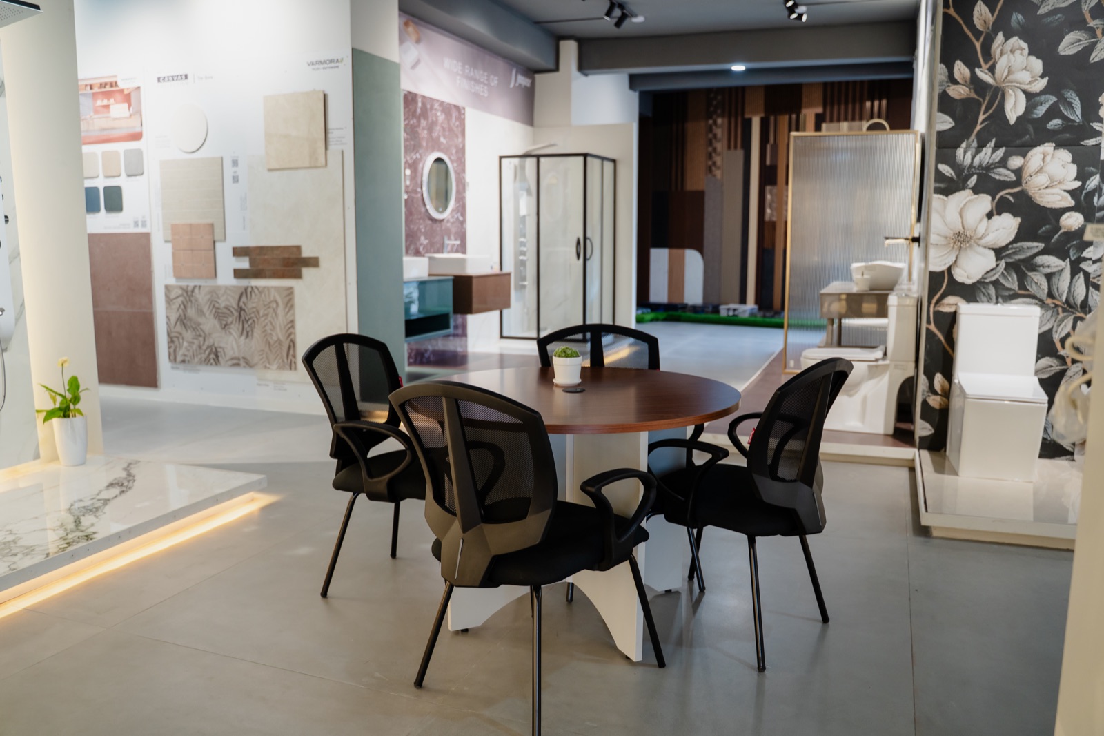 Inside the Aspiring Homes showroom